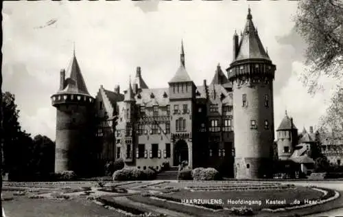 Ak Haarzuilens Vleuten Utrecht Niederlande, Hoofdingang Kasteel de Haar