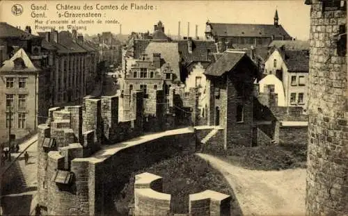 CPA Gand Gand Flandre Orientale, Château des Comtes de Flandre