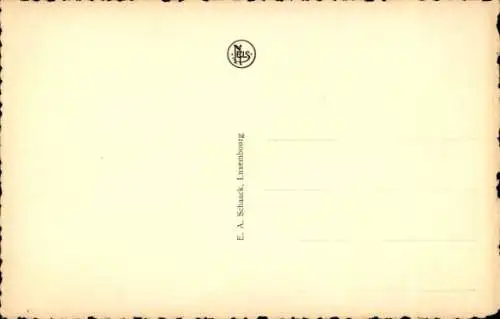 CPA Bourscheid Luxembourg, avec vue sur Michelau