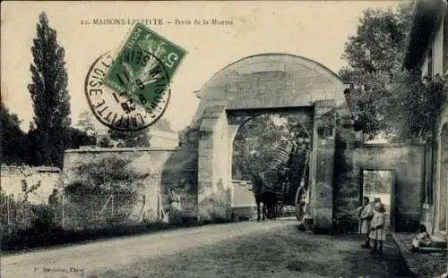 CPA Maisons Laffitte Yvelines, Porte de la Muette