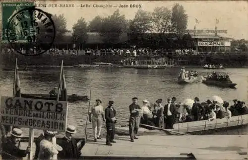 CPA Nogent-sur-Marne Val de Marne, Le Bal Champêtre, Jean Brus