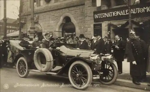 Foto Ak Berlin, Internationale Automobil-Ausstellung 1911