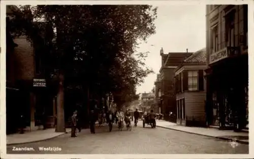 Ak Zaandam Zaanstad Nordholland, Westzijde