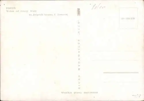 Ak Toruń Thorn Westpreußen, Teilansicht