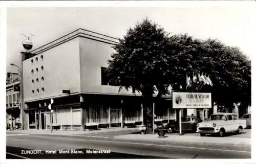 Ak Zundert Nordbrabant Niederlande, Hotel Mont-Blanc, Molenstraat