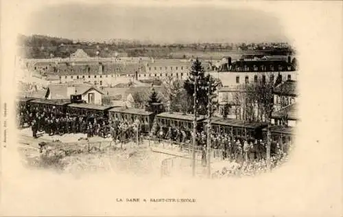 CPA Saint-Cyr-l'École Yvelines, La Gare