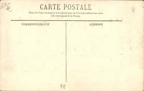 CPA Versailles-Yvelines, Restaurant de la Flotille du Canal, Allée de la Reine