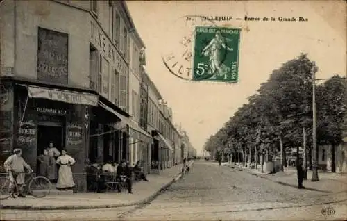 CPA Villejuif Val de Marne, Entrée de la Grande Rue