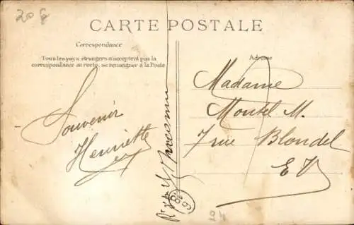 CPA Villejuif Val de Marne, Entrée de la Grande Rue