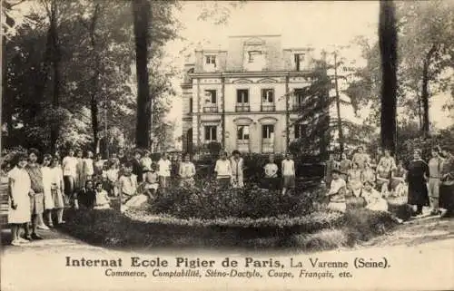 Ak La Varenne Val de Marne, Internat Pigier Schule Paris