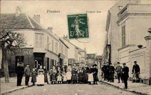 Ak Fresnes Val de Marne, Grande Rue