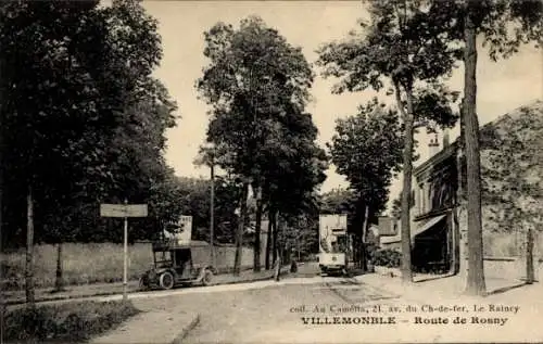 CPA Villemomble Villemonble Seine Saint Denis, Route de Rosny