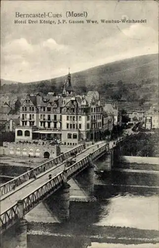 Ak Bernkastel an der Mosel, Hotel Drei Könige