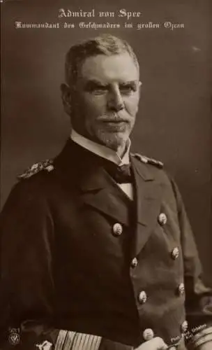 Ak Admiral von Spee, Kommandant des Geschwaders im großen Ozean, NPG 5011