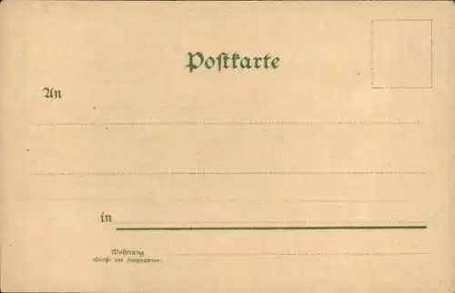 Litho Glückwunsch, Kleeblatt, Engel, Marienkäfer