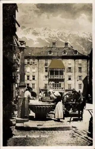 Ak Innsbruck in Tirol, Goldenes Dachl