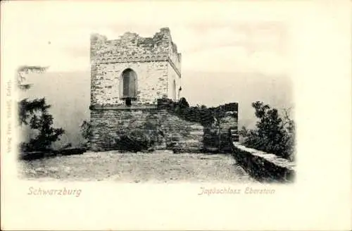 Ak Schwarzburg in Thüringen, Jagdschloss Eberstein