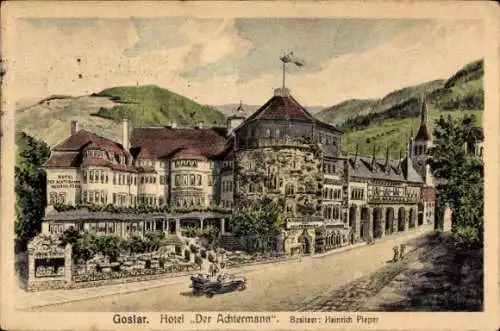 Ak Goslar am Harz, Hotel Der Achtermann