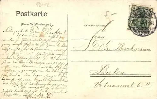 Ak Meerane in Sachsen, Gondelteich.