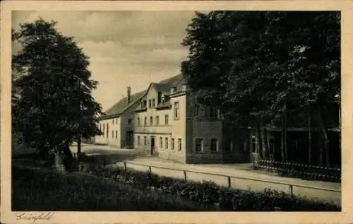 Ak Grünfeld Waldenburg in Sachsen, Gasthaus a. Sommerfrische Grünfeld