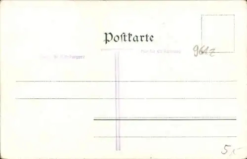 Ak Meerane in Sachsen,  Bismarckplatz, Bismarckstraße, Bismarck-Denkmal