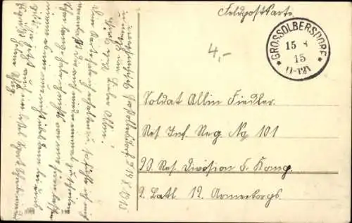 Präge Ak In Treue fest, Kaiserliche Fahne, Propaganda