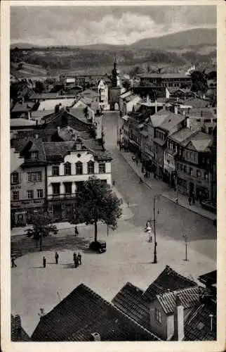 Ak Saalfeld an der Saale Thüringen, Obere Straße, Oberes Tor