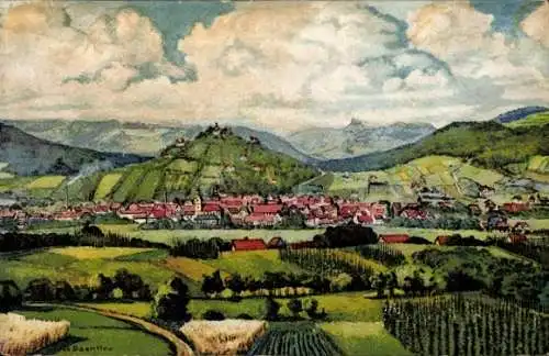 Ak Hersbruck in Mittelfranken, Panorama