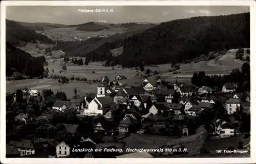 Ak Lenzkirch im Schwarzwald, Panorama, Feldberg