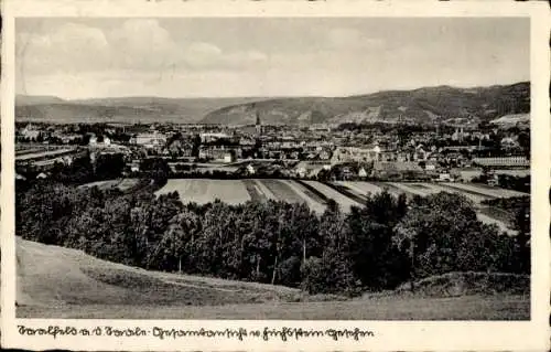 Ak Saalfeld an der Saale Thüringen, Gesamtansicht