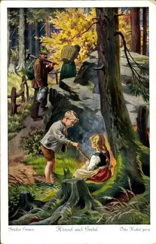 Künstler Ak Kubel, Otto, Hänsel und Gretel, Gebrüder Grimm, Märchen