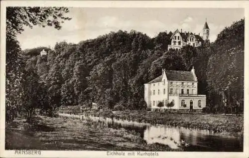 Ak Arnsberg im Sauerland Westfalen, Eichholz mit Kurhotels