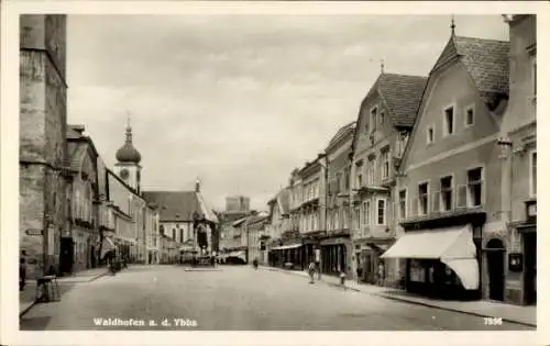 Ak Waldhofen an der Ybbs Niederösterreich, Hauptstraße, Geschäfte