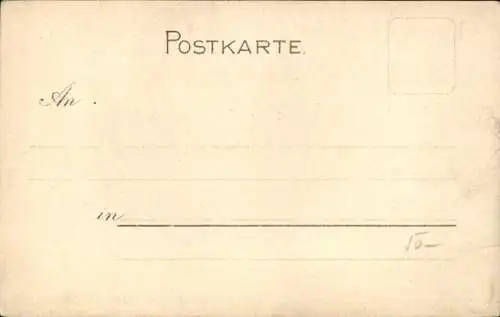 Künstler Ak Prosit Neujahr, betrunkener Mann, Du Saufaus, Gehst du nicht nach Haus