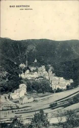 Ak Bad Bertrich an der Mosel Eifel, Blick von Westen