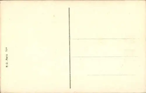 Passepartout Künstler Ak Frau in Unterwäsche, Strümpfe