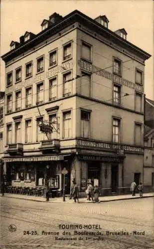 Ak Brüssel, Touring-Hotel, 24-25 Avenue des Boulevards