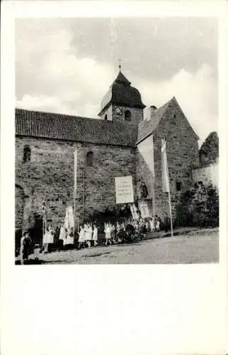 Ak Germerode Meißner in Hessen, Kath. Kirche St. Norbert