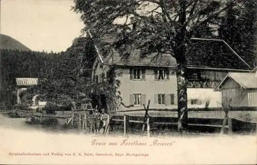 Ak Griesen Garmisch Partenkirchen in Oberbayern, Forsthaus Griesen