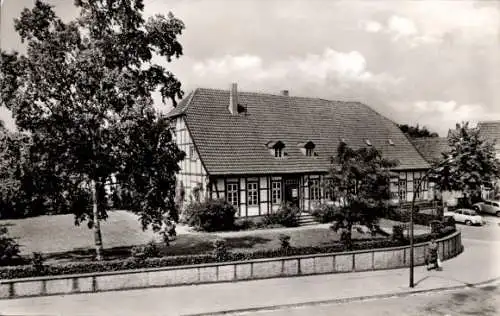 Ak Bünde in Westfalen, Heimatmuseum, Tabakmuseum, Fachwerkhaus