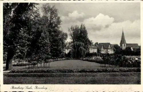 Ak Bernburg an der Saale, Rosenhag, Kirche