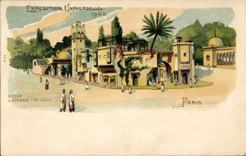 CPA Paris, Exposition Universelle 1900, Section Algerienne