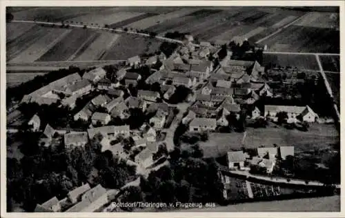 Ak Rottdorf Blankenhain in Thüringen, Fliegeraufnahme