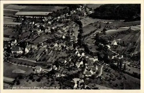 Ak Sölden im Breisgau Schwarzwald, Fliegeraufnahme