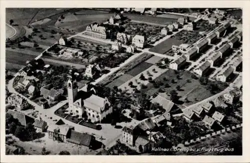 Ak Kollnau Waldkirch im Schwarzwald, Fliegeraufnahme