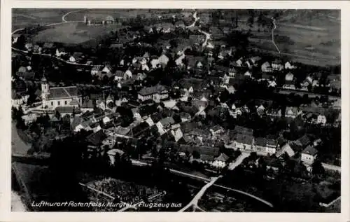 Ak Bad Rotenfels Gaggenau im Murgtal Baden, Fliegeraufnahme