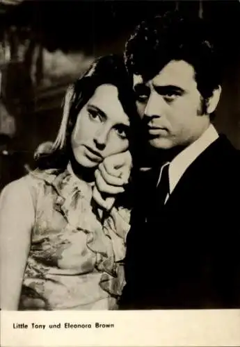 Ak Schauspielerin Eleonora Brown und Sänger Little Tony, Tolles Herz halt dich, Portrait