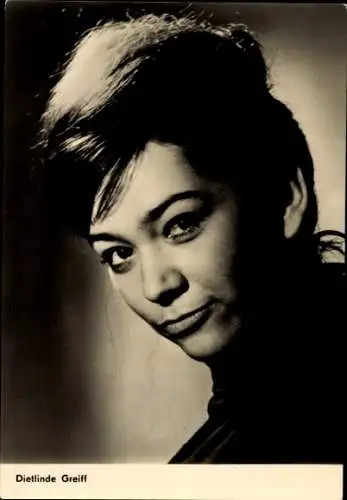 Ak Schauspielerin Dietlinde Greiff, Schritt für Schritt, Der Kinnhaken, DEFA