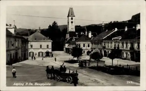 Ak Aspang Niederösterreich, Hauptplatz