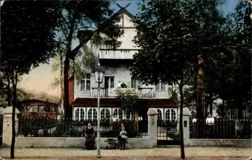 Ak Berlin Köpenick Kolonie Wendenschloss, Kleiststraße 11, Pension Landhaus Sonnenwende